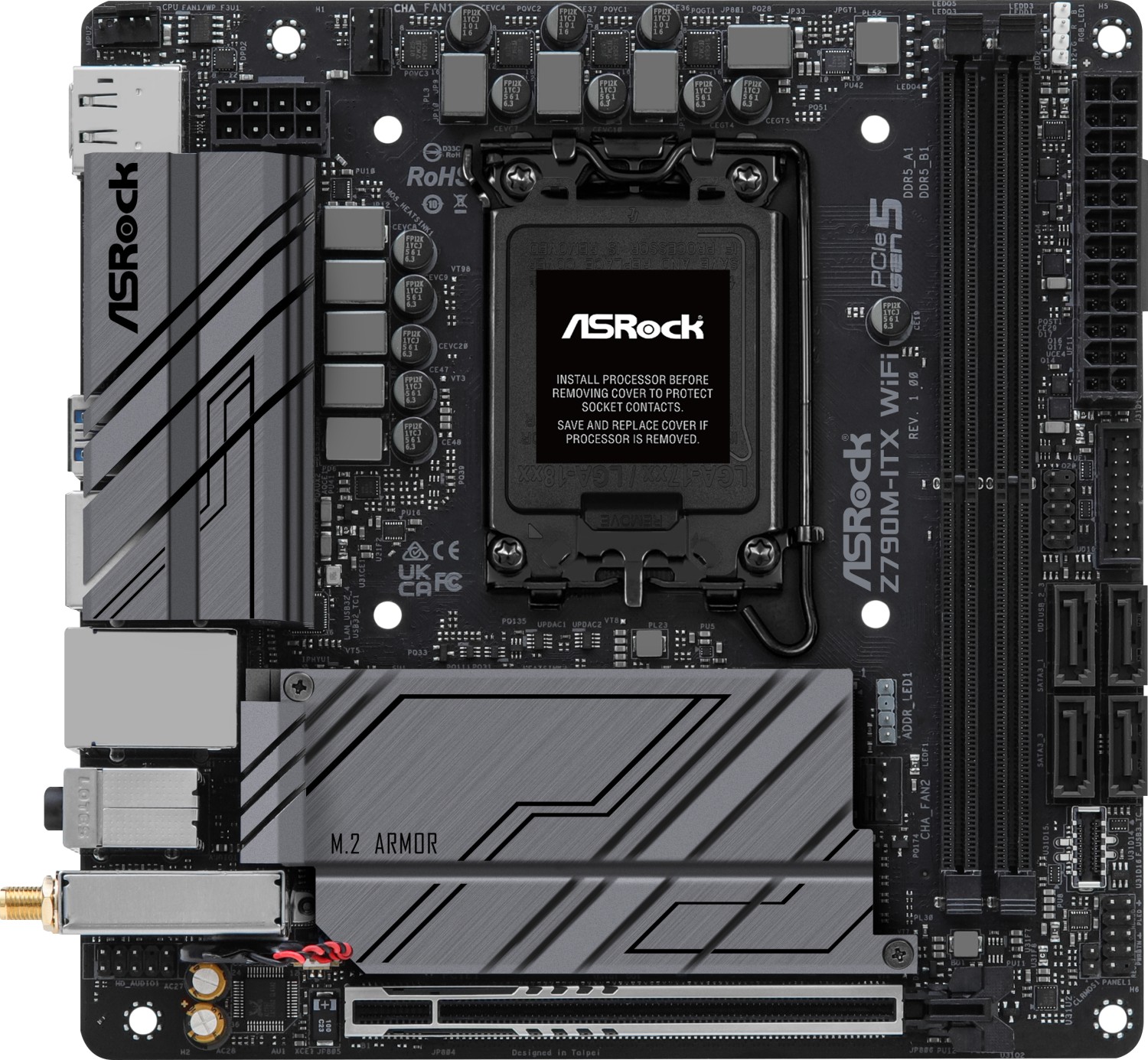 ASROCK Z790M-ITX/WIFI Mainboard B-Ware Mainboards Produkt Bild 2