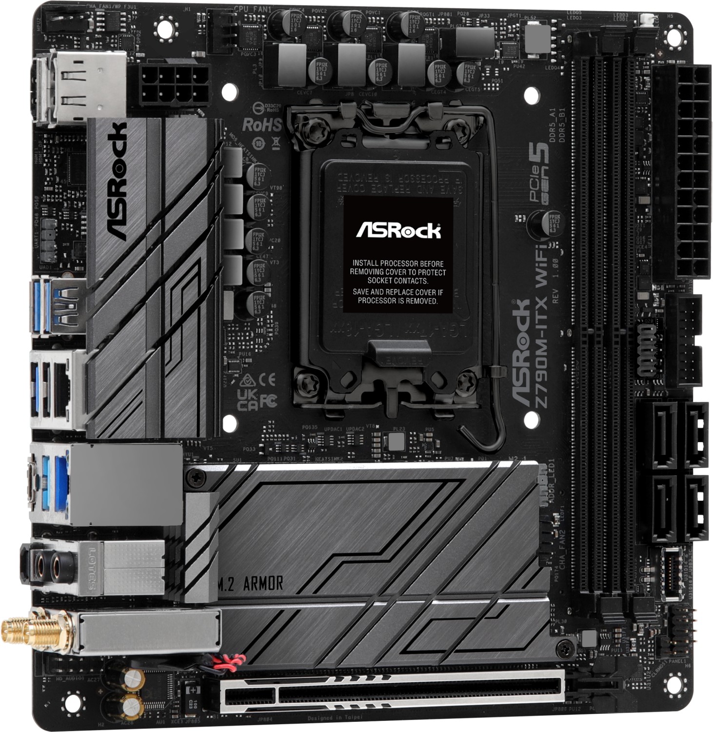 ASROCK Z790M-ITX/WIFI Mainboard B-Ware Mainboards Produkt Bild 5