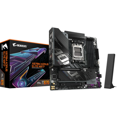 GIGABYTE X870M AORUS Elite WIFI7 Mainboard Sockel AM5