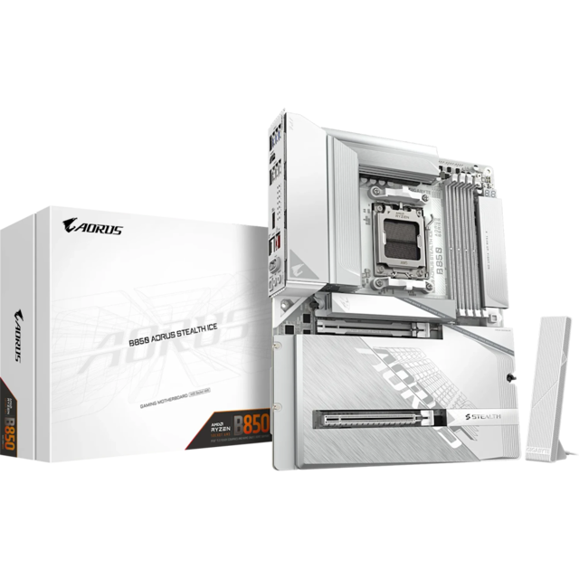 Gigabyte B850 AORUS STEALTH ICE motherboard