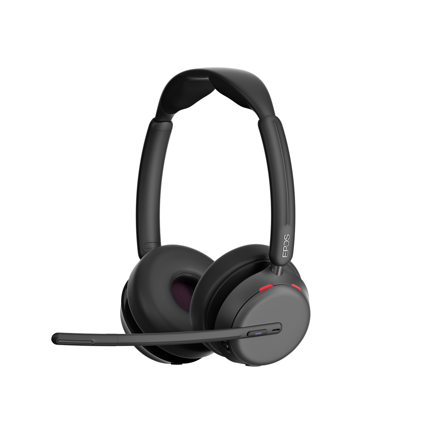 Epos Impact 1000 MS UC Bluetooth Stereo-Headset MS Teams zertifiziert, ANC Geräuschunterdrückung, Incl. Bluetooth- und USB-C/A-Adapter