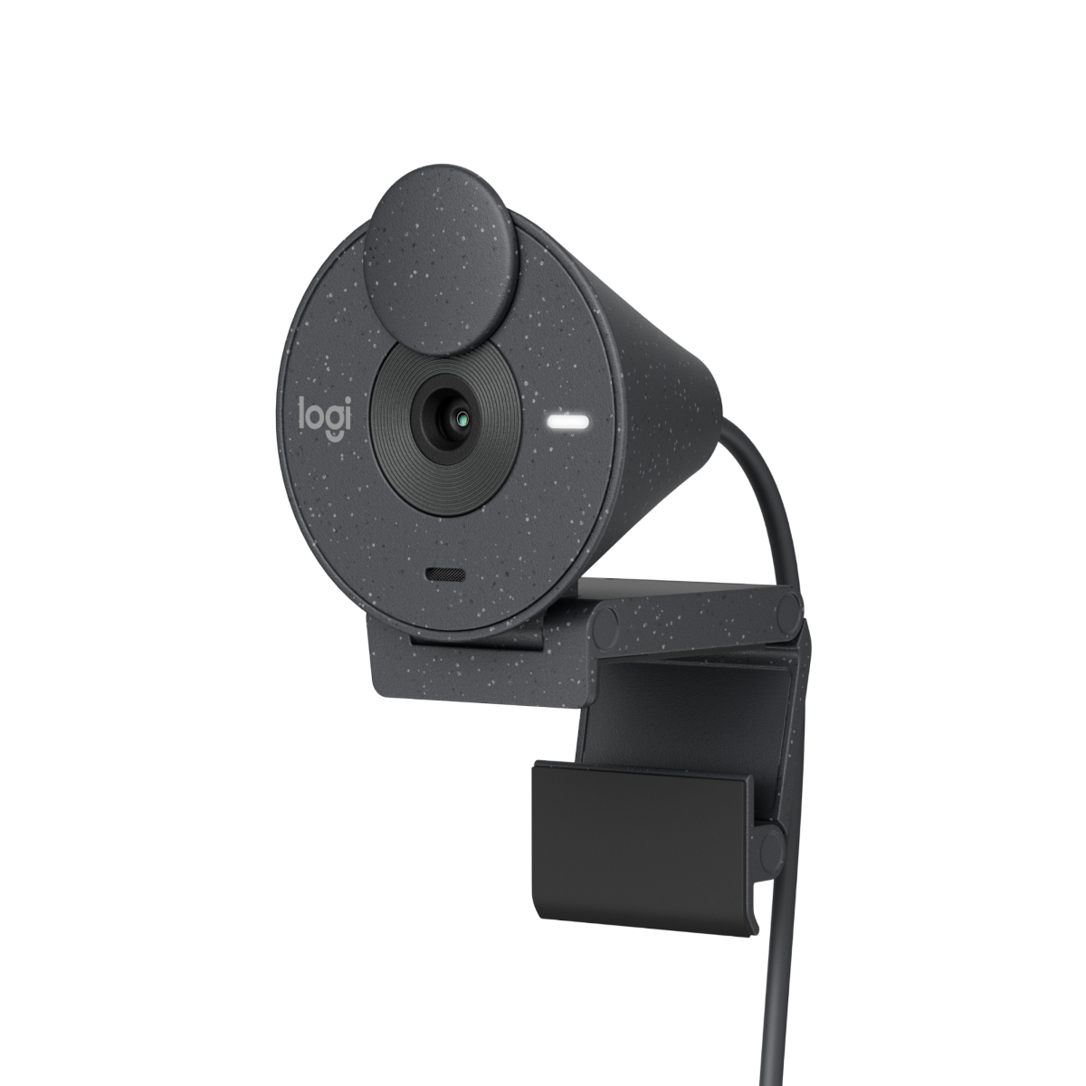 Logitech Brio 300 Full HD Webcam - GRAPHITE, USB-C Anschluss, Integriertes Mikrofon, Abdeckblende, Monitor-/Notebook-Hal...