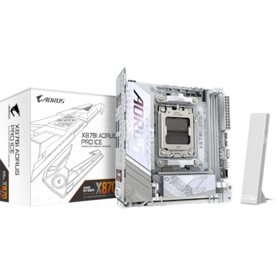 GIGABYTE X870I AORUS Pro ICE Mainboard Sockel AM5