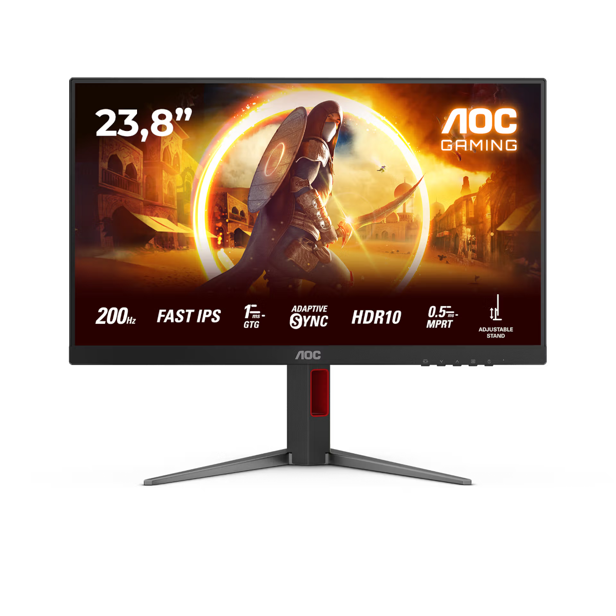 AOC 24G4HA 24 Zoll - Gaming Monitor Fast IPS Panel, FHD, 200 Hz, 1 ms, HDR10, HDMI, DP