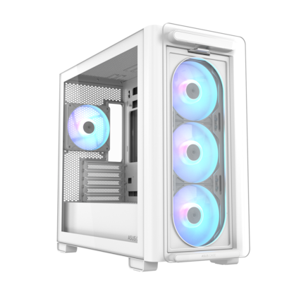 Thumbnail - ASUS A23 PLUS TG ARGB White | PC-Gehäuse