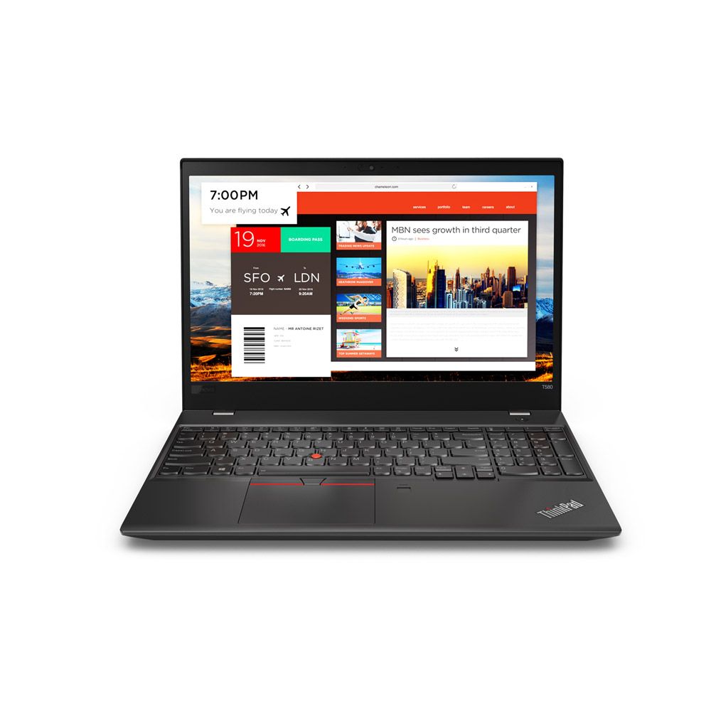 Wie neu: Lenovo ThinkPad T580 i7 8. Generation, 16 GB, 256 GB SSD, 15,6" Full HD, GeForce MX150, Win 11 Pro | Refurbished