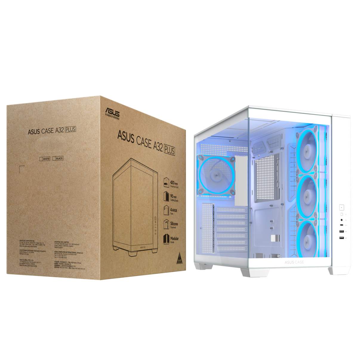 ASUS A32 PLUS White | PC-Gehäuse Gehäuse Produkt Bild 14