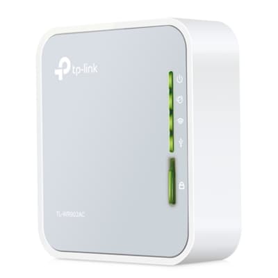 TP-Link TL-WR902AC Mobiler WLAN Router AC750 Dual-Band, 1x LAN