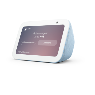 Amazon Echo Show 5 (3. Gen. 2023), blau Kompakter smarter Touchscreen mit Alexa zum Steuern deines Smart Homes und mehr