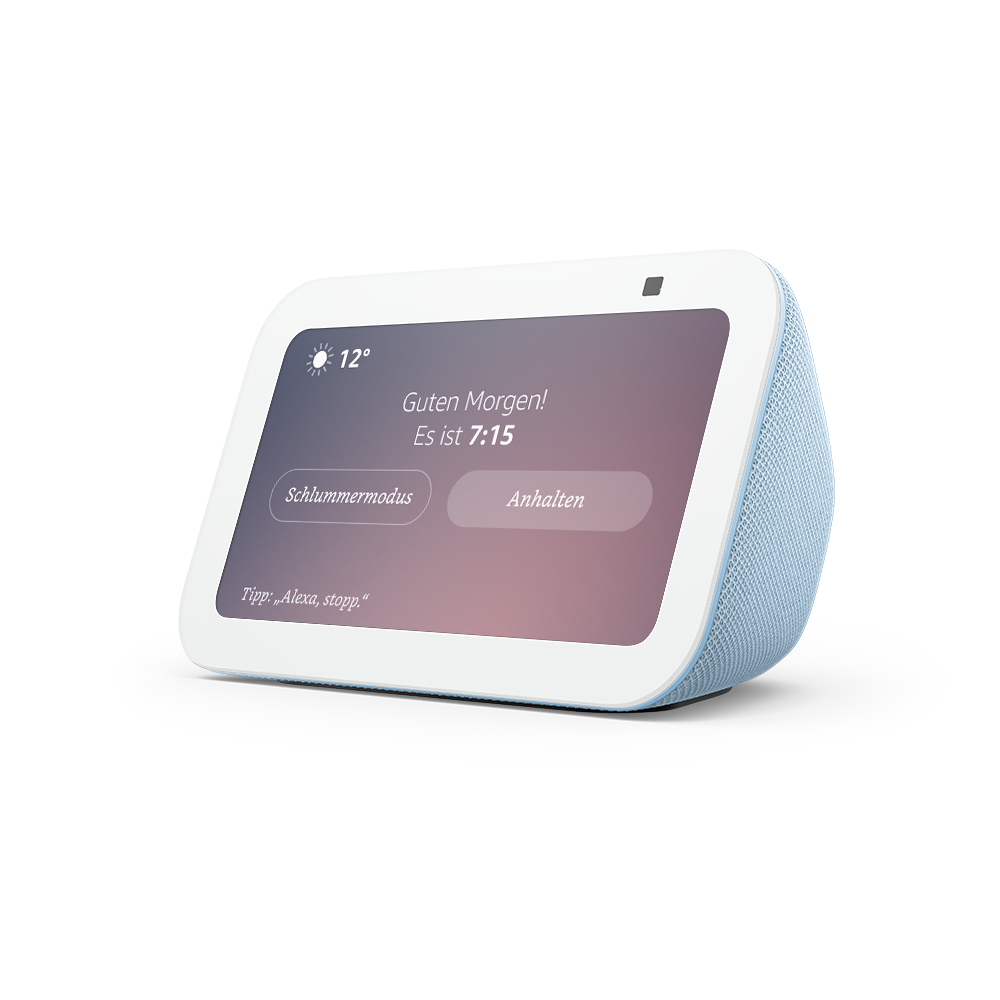 Amazon Echo Show 5 (3. Gen. 2023), weiß Kompakter smarter Touchscreen mit Alexa zum Steuern deines Smart Homes und mehr Heimautomatisierung Produkt Bild 3