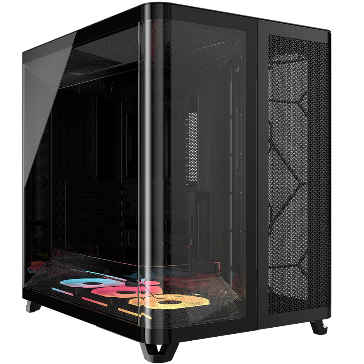 CORSAIR AIR 5400 LX-R RGB iCUE LINK schwarz | PC-Gehäuse