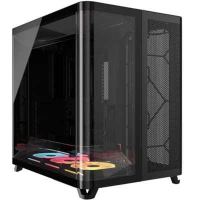 CORSAIR AIR 5400 LX-R RGB iCUE LINK schwarz | PC-Gehäuse