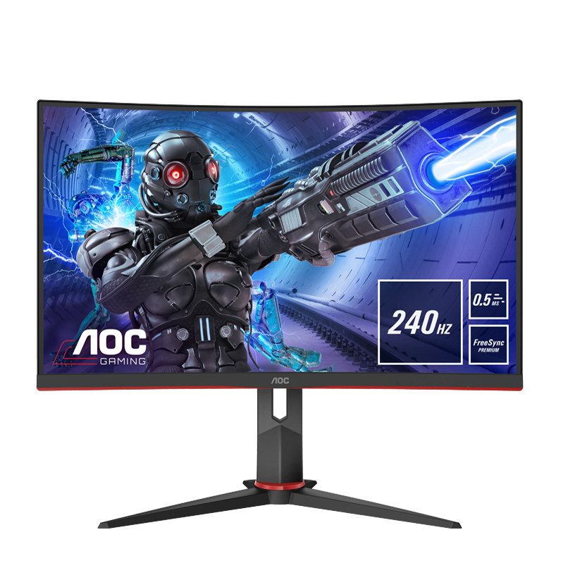 AOC C27G2ZE Gaming Monitor - Curved, 240 Hz, FreeSync Premium