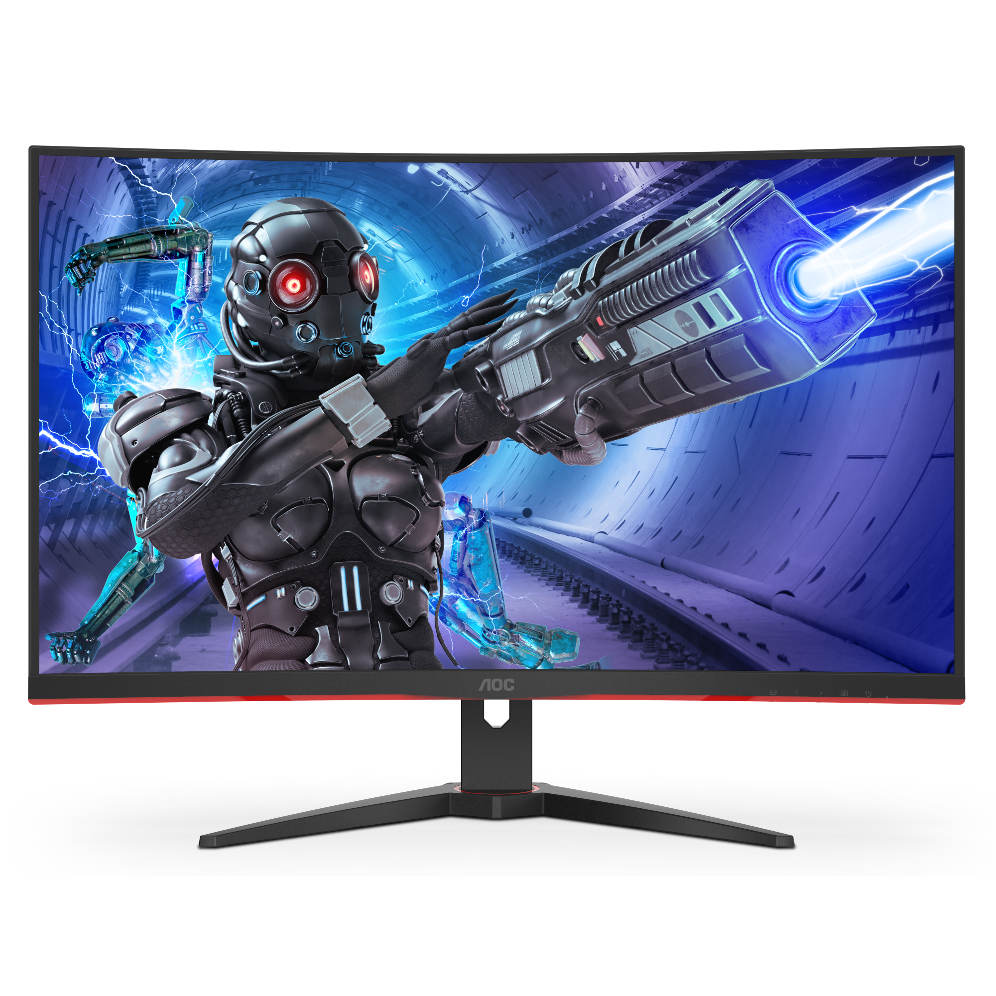Image of AOC C32G2ZE/BK Gaming Monitor - Curved, 240 Hz, FreeSync Premium