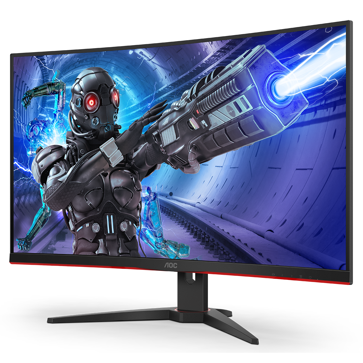AOC C32G2ZE/BK Gaming Monitor - Curved, 240 Hz, FreeSync Premium