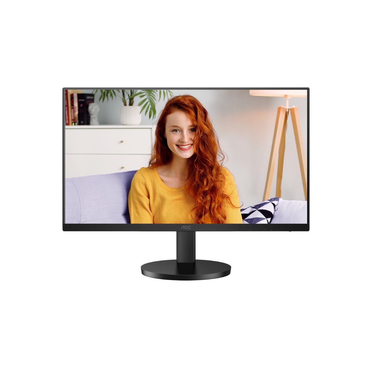 AOC U27B3AF 27 Zoll UHD Monitor, Lautsprecher, höhenverstellbar, HDR10 3840x2160, 60 Hertz, HDMI 2.0, DisplayPort 1.4 schwarz