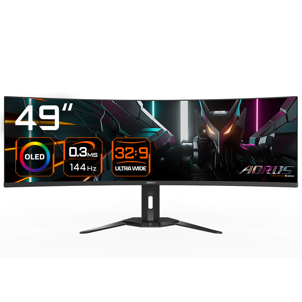 Gigabyte AORUS CO49DQ 49 Zoll - QD-OLED Curved Gaming Monitor 49