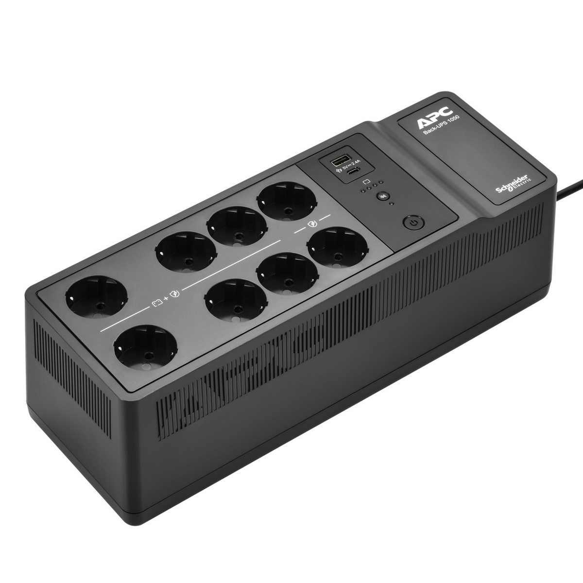 Gebraucht: APC Back-UPS BE1050G2-GR USV 1050VA, 600W, Line-Interactive, 8x CEE 7 Schutzkontakt | B-Ware