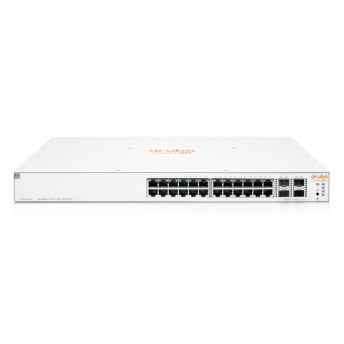 HPE Networking Instant On 1930 28-Port Switch PoE 195W 24x Gigabit-LAN, 4x SFP/SFP+