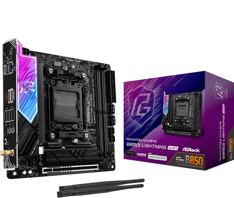 ASRock B850I Lightning WiFi motherboard