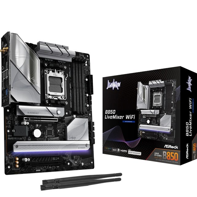 ASRock B850 LiveMixer WiFi motherboard