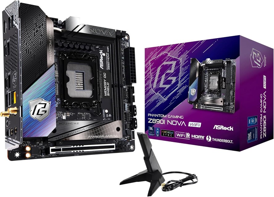 ASRock Phantom Gaming Z890I Nova WiFi motherboard