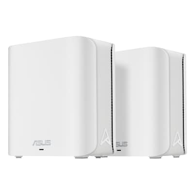 ASUS ZenWiFi BD4 WiFi 7 Mesh System 2er-Pack Weiß WLAN BE3600 Dualband, 2x 2.5G WAN/LAN (pro Einheit), Abdeckung bis zu ...