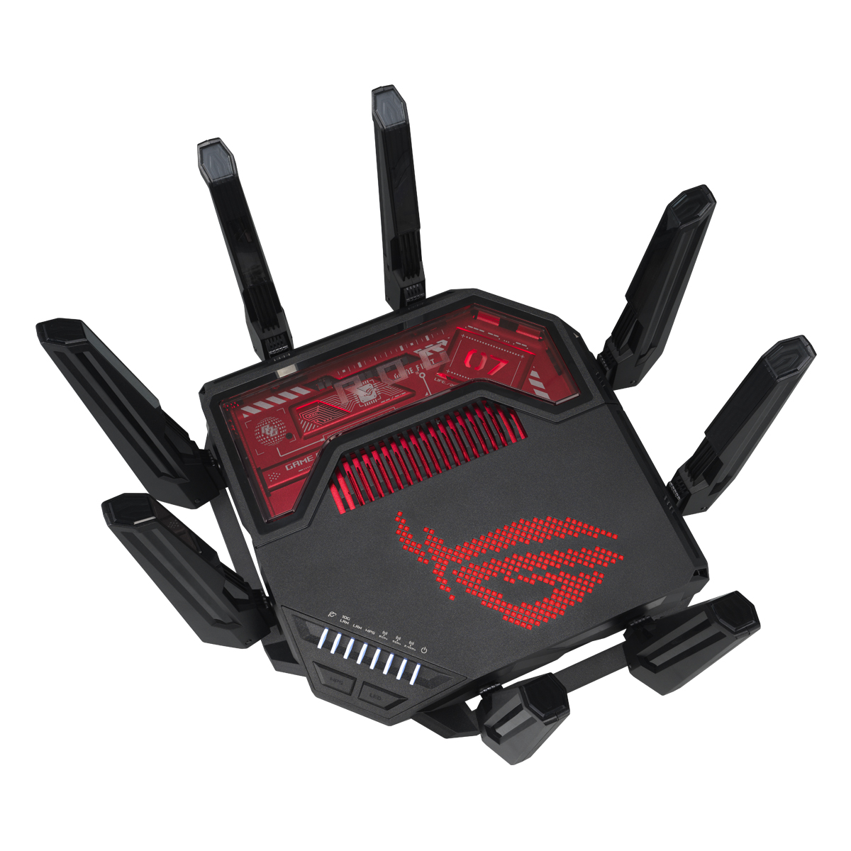 ASUS ROG Rapture GT-BE19000 WiFi 7 Gaming Router B-Ware WLAN BE19000 Triband, 7x LAN, 8x Antenne (extern) Router/WLAN Produkt Bild 3