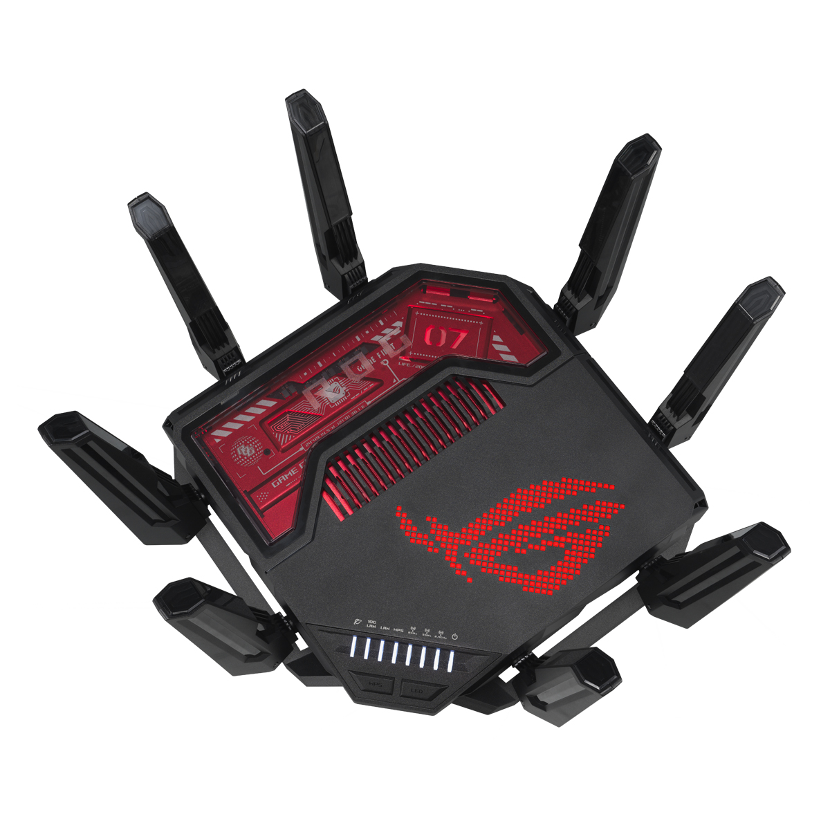 ASUS ROG Rapture GT-BE19000 WiFi 7 Gaming Router B-Ware WLAN BE19000 Triband, 7x LAN, 8x Antenne (extern) Router/WLAN Produkt Bild 7