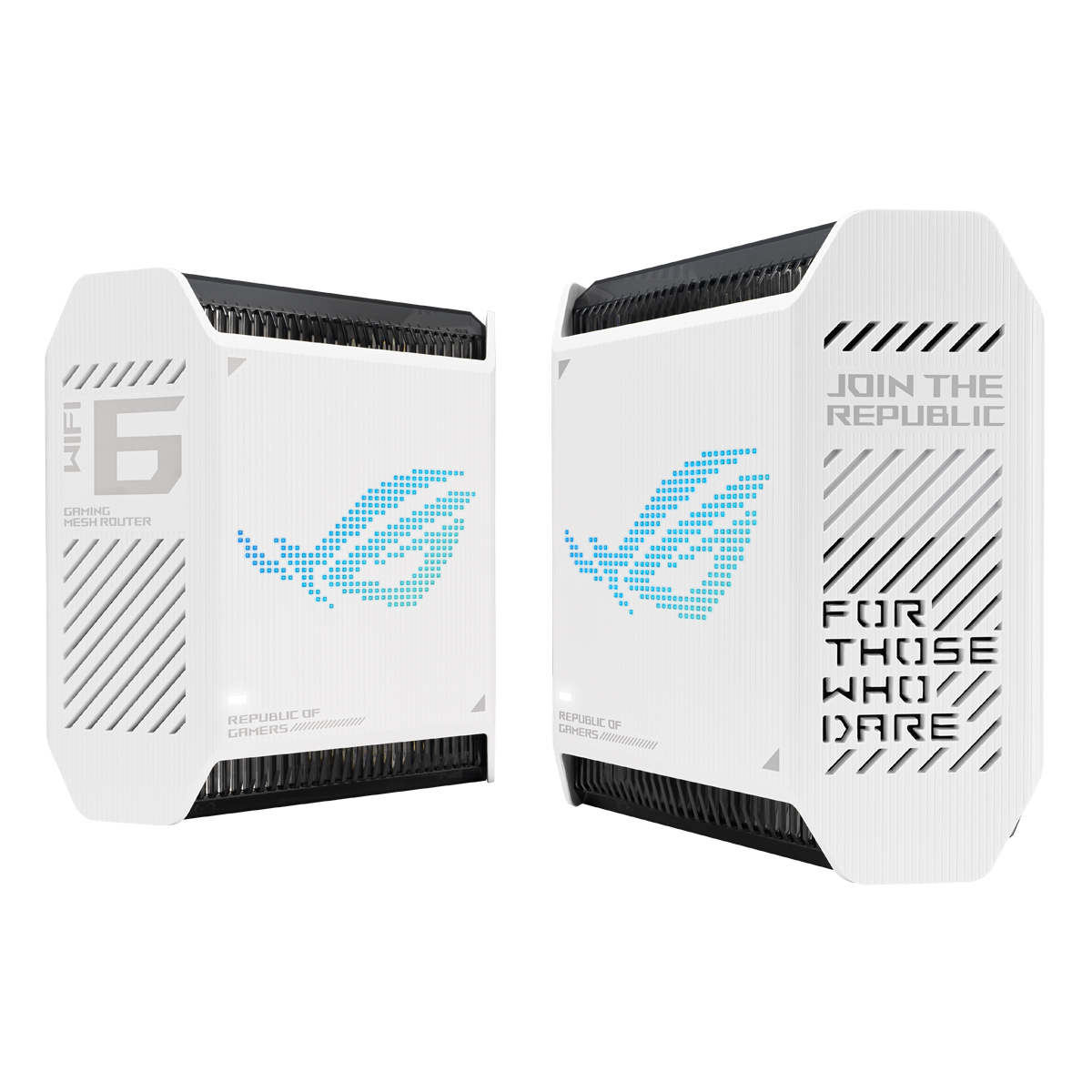 ASUS ROG Rapture GT6 WiFi 6 Mesh System Weiß 1x Router + 1x Satellit, AX10000 Tri-Band, 3x Gigabit LAN (pro Einheit)