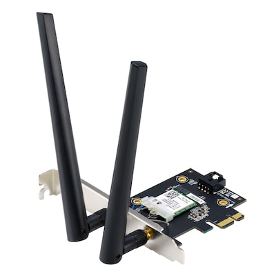 ASUS PCE-BE6500 WiFi 7 Bluetooth 5.4 Adapter BE6500 Triband, PCI Express, 2x Externe Antenne