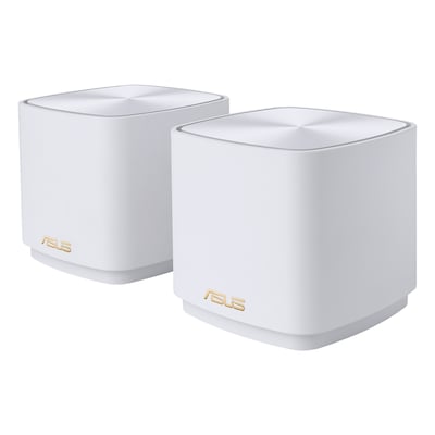 ASUS ZenWiFi XD5 WiFi 6 Mesh Router 2er-Pack Weiß AX3000 Dual-Band, 2x Gigabit LAN, AiMesh