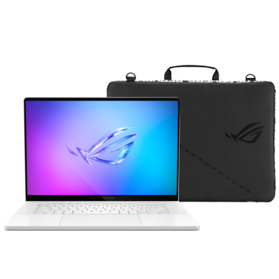ASUS ROG Zephyrus 16 GA605KM-QR004W + ROG RANGER SLEEVE - 16" QHD+ OLED, AMD Ryzen Ai 7 350, 16GB RAM, 1TB SSD, GeForce RTX 5060, Windows 11 Home - Farbe: Weiß