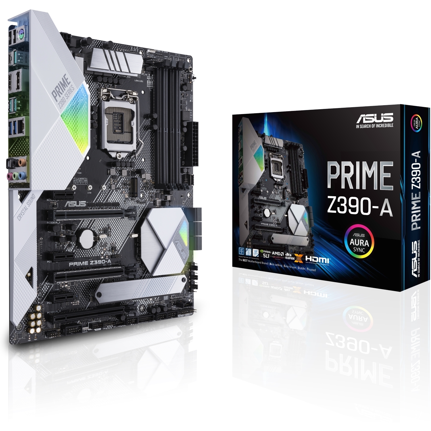 【箱付美品】Core i5 9600K & ASUS Z390 & 8GB2枚 ASUS Prime Z390-A Mainboard + Intel i5-9600K Prozessor