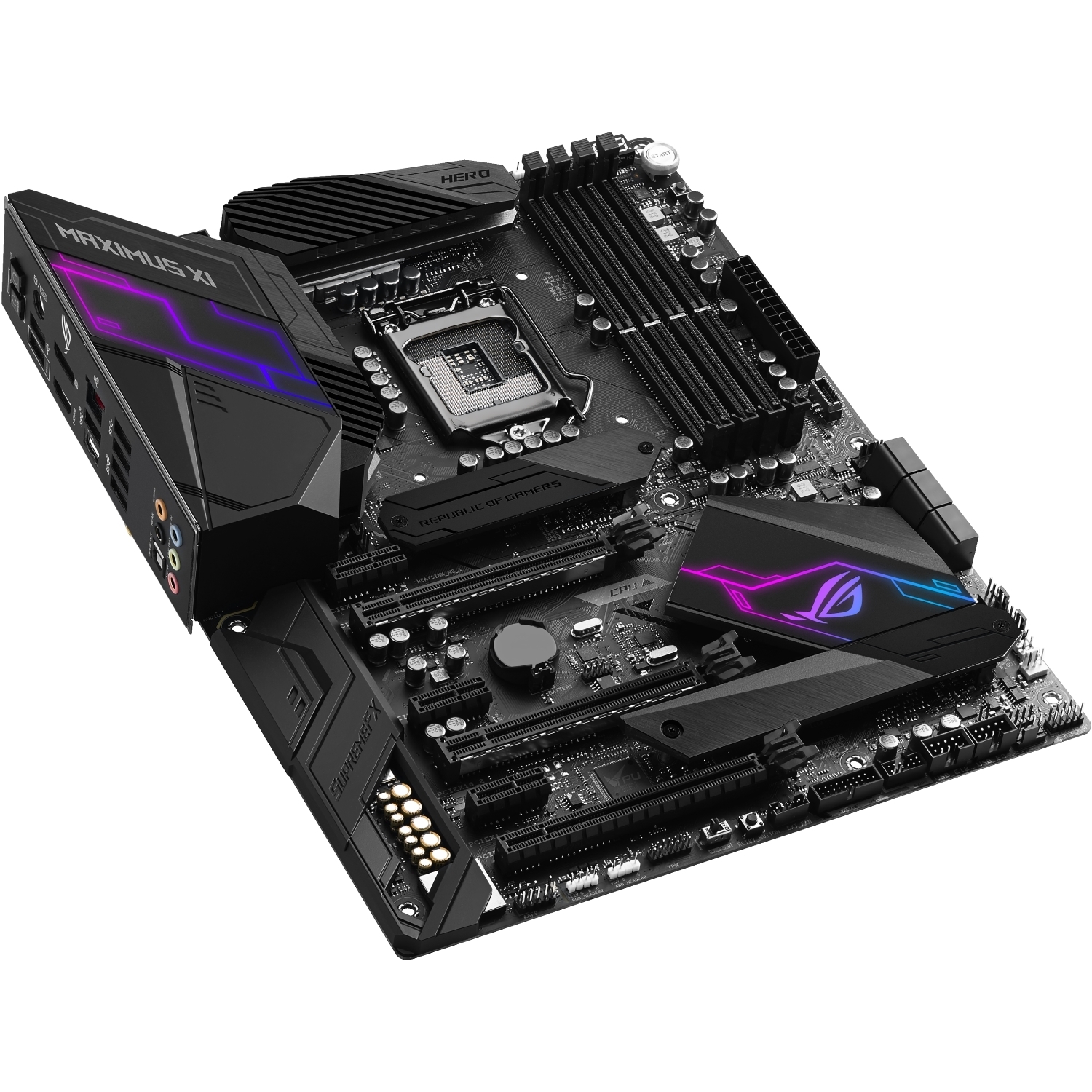 ASUS ROG Maximus XI Hero Gaming Mainboard + Intel i9-9900K CPU