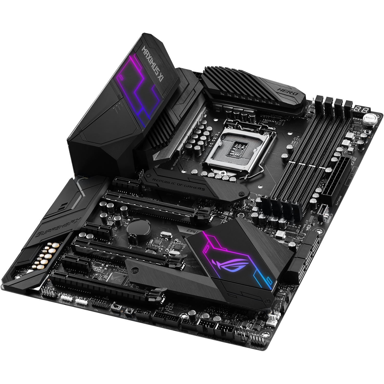 ASUS ROG Maximus XI Hero Gaming Mainboard + Intel i9-9900K CPU