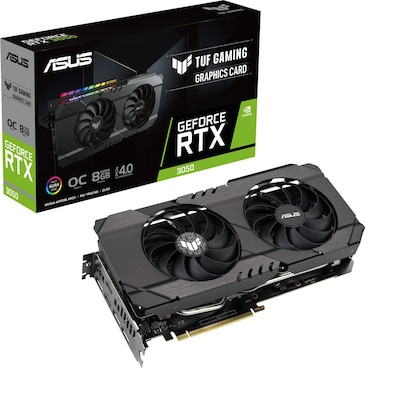 ASUS TUF Gaming GeForce RTX 3050 OC Grafikkarte - 8GB GDDR6, 2x HDMI, 3x DP