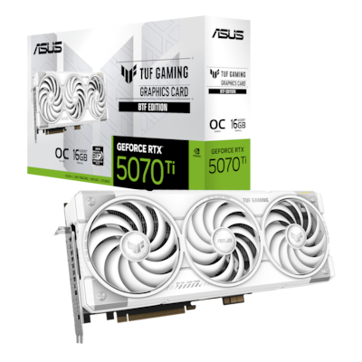 ASUS TUF Gaming GeForce RTX 5070 Ti Weiß OC Edition