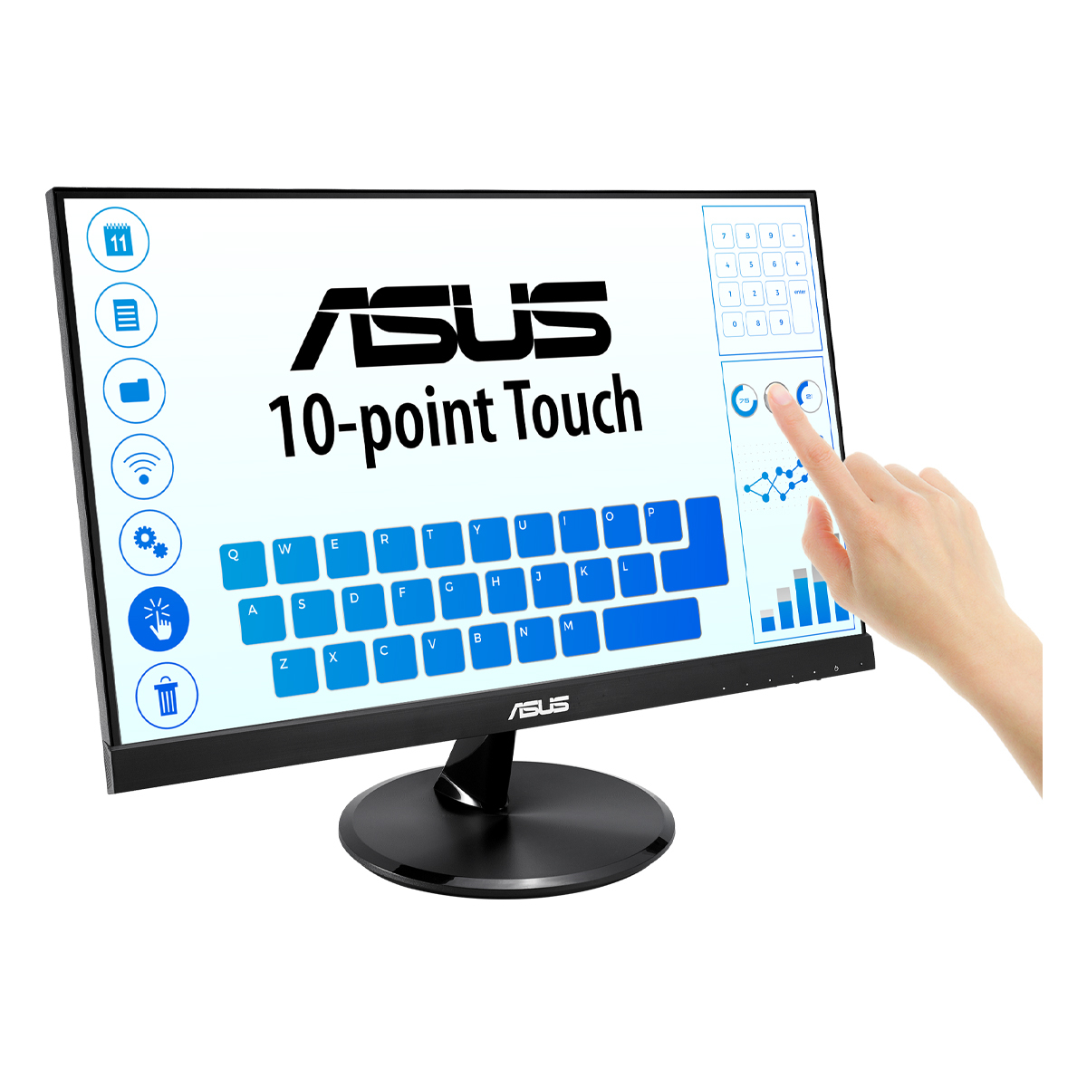 ASUS VT229H - 54,6 cm (21,5 Zoll), LED, IPS-Panel, Full-HD, 5ms, HDMI Displays Produkt Bild 2