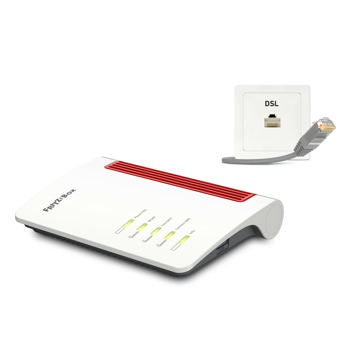 FRITZ!Box 7510 + FRITZ!Repeater 600 Bundle aus WiFi 6 Router und WLAN Repeater 600 Router/WLAN Produkt Bild 2