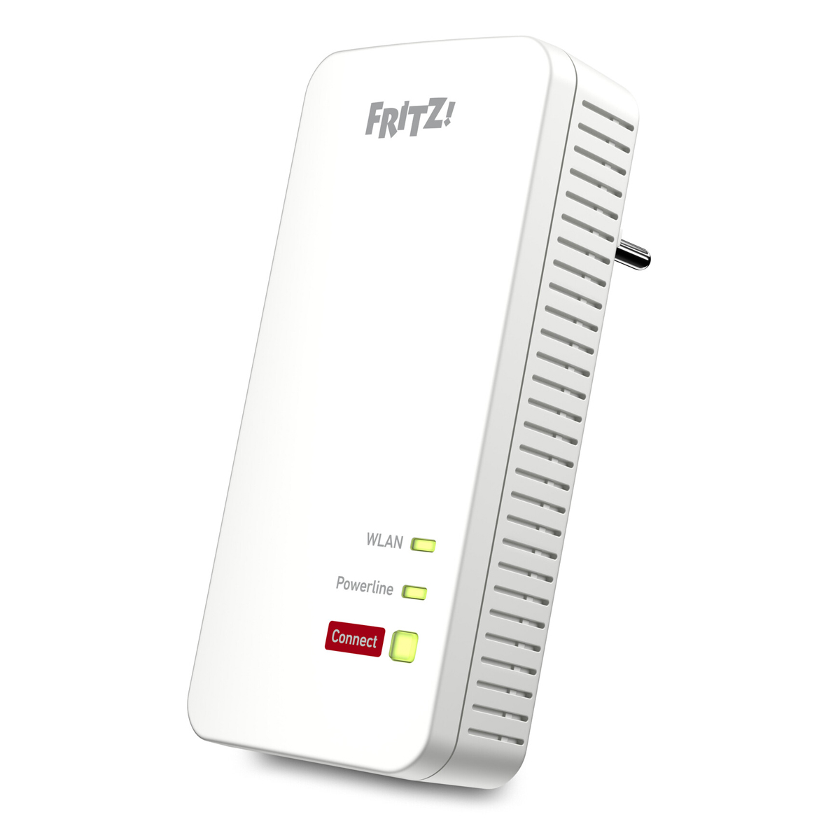 FRITZ!Powerline 1240 AX WLAN Einzeladapter Stabile Verbindung über die Stromleitung, bis zu 1.200 MBit/s, 2x Gigabit LAN
