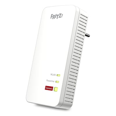 FRITZ!Powerline 1240 AX WLAN Einzeladapter Stabile Verbindung über die Stromleitung, bis zu 1.200 MBit/s, 2x Gigabit LAN