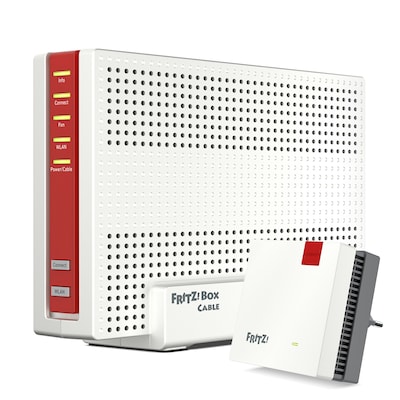 Thumbnail - FRITZ!Box 6690 Cable + FRITZ!Repeater 1200 AX Bundle mit WiFi 6 Router und WiFi 6 Repeater