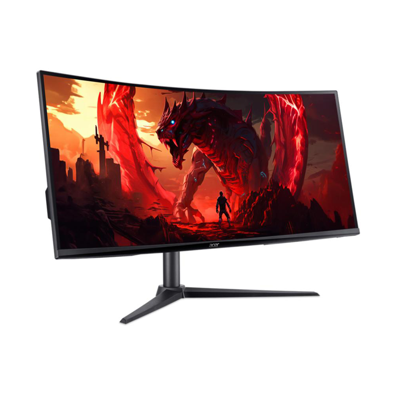 Acer Nitro XZ0 (XZ340CURX0bmiiphx) 34,0" WQHD Gaming Cur B-Ware 86,4 cm (34,0 Zoll), VA, 200Hz, 99% sRGB, 2x HDMI (2.1), DP (1.4), Lautsprecher, Höhen Displays Produkt Bild 2