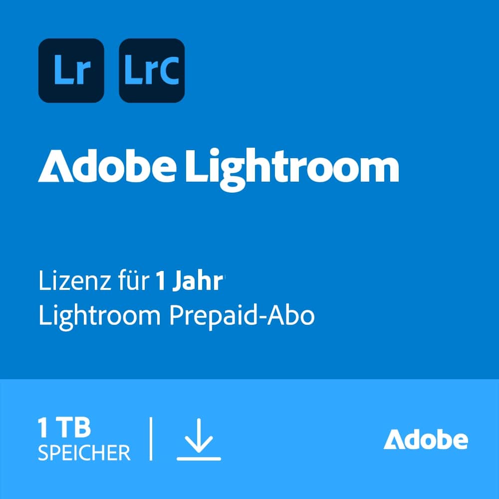 Adobe Lightroom | 1 Jahr | 1TB | PC/Mac