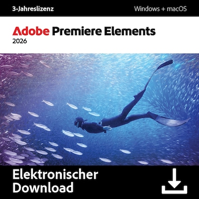 Adobe Premiere Elements 2026| 3 Jahre