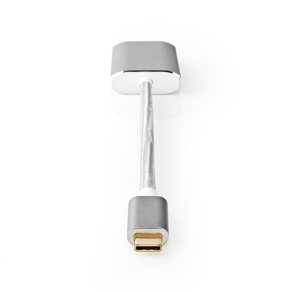 Nedis USB-Adapter | USB 3.2 Gen 1 | USB-C™ Stecker | Mini DisplayPort Buchse | 0.20 m | rund | Vergoldet | Geflochten / ...