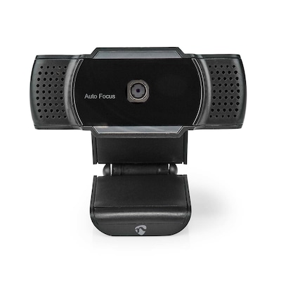 Nedis Webcam | 2K@30fps | Autofokus | Eingebautes Mikrofon | Schwarz