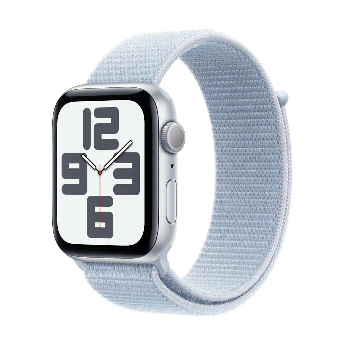 Apple Watch SE Silber Aluminium Sport Loop Blaue Wolke 2 B-Ware GPS 44mm MXET3QF/A