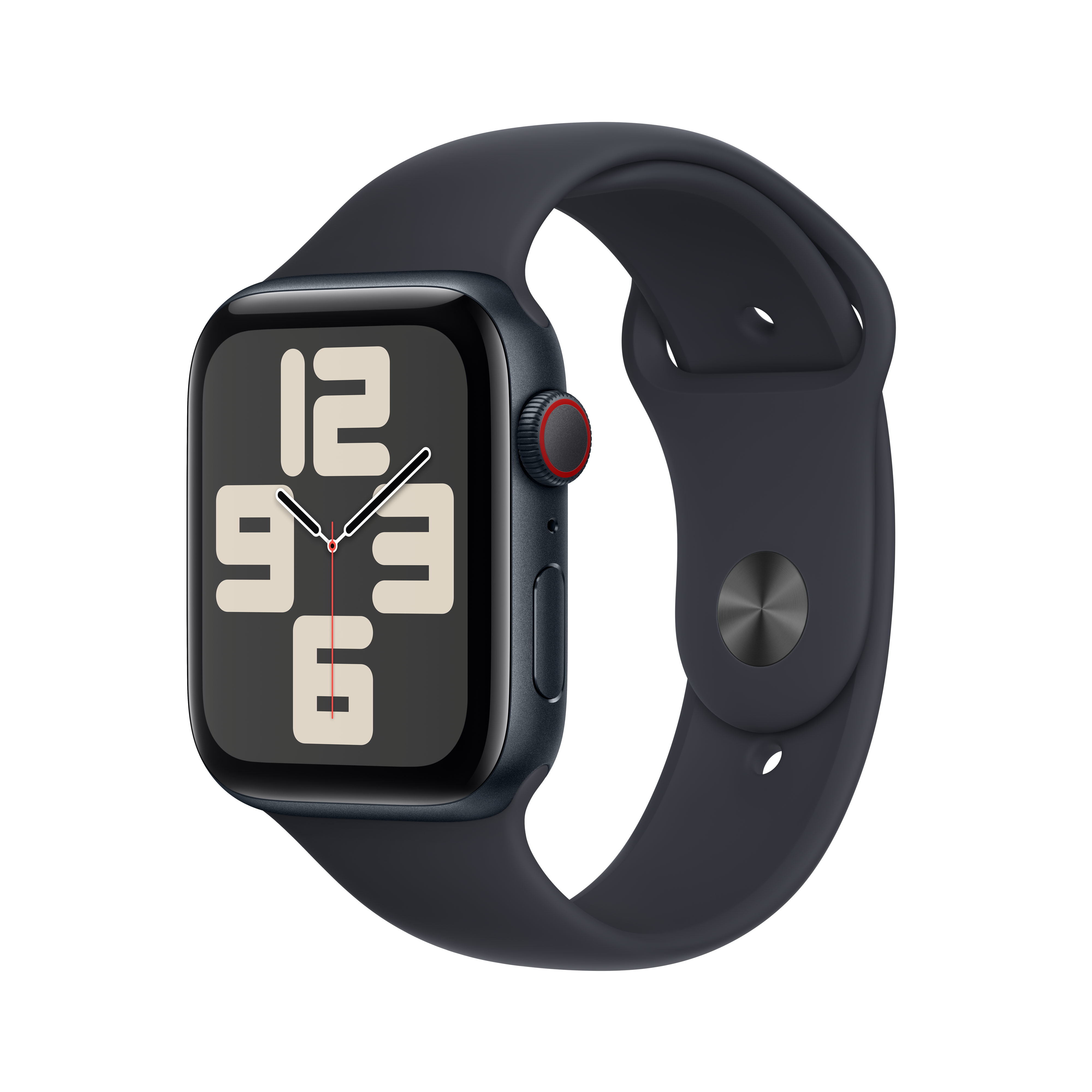 AppleWatch SE Aluminium Cellular 44mm Mitternacht MRH53QF/A Sportarmband Mitternacht S/M